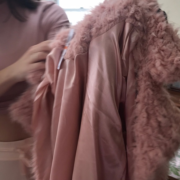 Pink Faux Fur Jacket - Picture 7 of 9